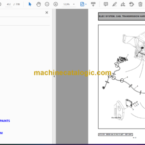 Bell B50D 6X6 SS ADT MK IV Articulated Dump Truck Parts Manual (872159)