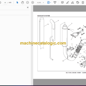 Bell 1226, 1866MF 4X4 Rigid Tractor Parts Manual (874055)