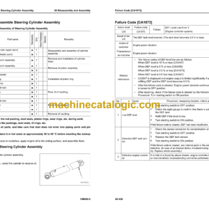 Komatsu HM400-5 Articulated Dump Truck Shop Manual (SEN06519-23)