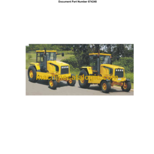 Bell 1866, 1866F, 1226 & 1226F Rigid Tractor Operator's and Maintenance Manual (874248)