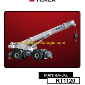 Terex RT1120 Crane Parts Manual