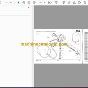 Bell B40B 6X6 Mk II ADT Articulated Dump Truck Parts Manual (870158)