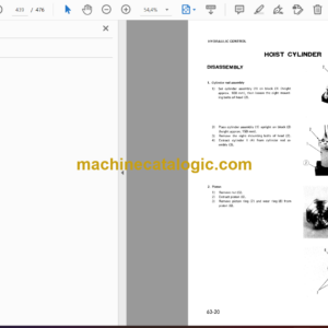 Komatsu HD200-2 Dump Truck Shop Manual (SEBM0567B01)