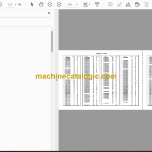 Yanmar VIO27 Excavator Parts Catalog (0CS10-M44901EN)