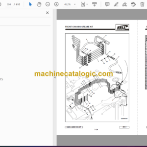 Bell B40D 6X6 ADT, B35D 6X6 ADT Articulated Dump Truck Parts Manual (872068)