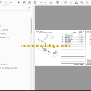 Yanmar SV08-1A Excavator Parts Catalog (0CS10-M52103EN)