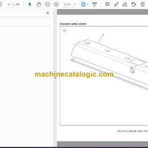 Bell 1866A 2WD Rigid Tractor Parts Manual (874050)