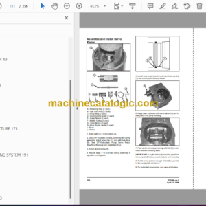 Bell L705D Wheeled Loader Repair Manual (873040)