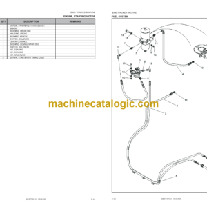 Bell B30D Tracked Machine Parts Manual (872162)