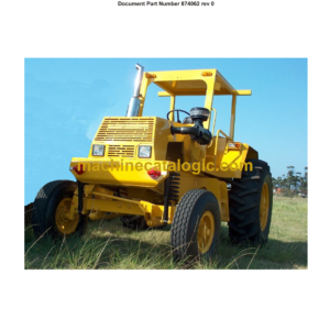 Bell 904 Rigid Tractor Operator's and Maintenance Manual (874062)