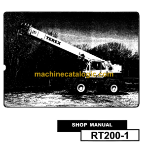 Terex RT200-1 Crane Shop Manual