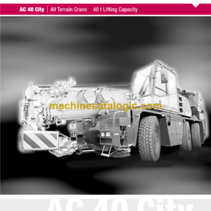 Terex AC40 City Crane 40t Lifting Capacity Training Manual