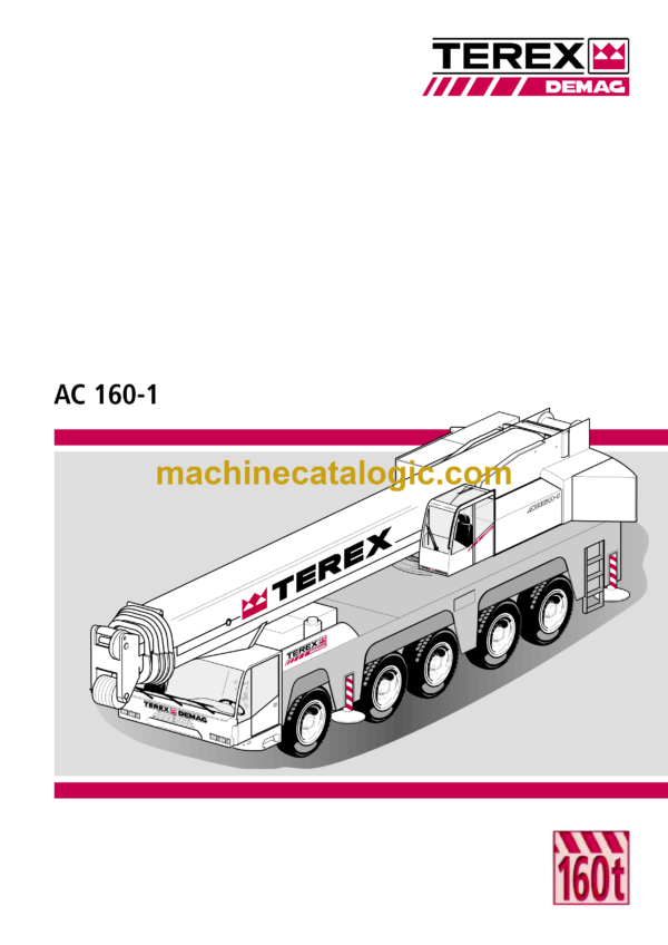 Terex AC160-1 160t Lifting Capacity Crane Training Manual