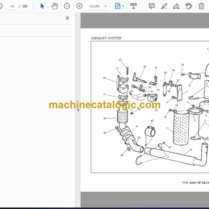 Bell T17C 6X6 Tip Deck Parts Manual (872007-01)