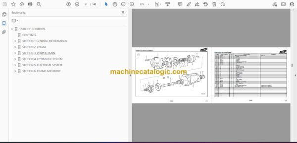 Bell 125A Logger Parts Manual (874027, 874065 June 2002, 874065 October 2004) - Image 3