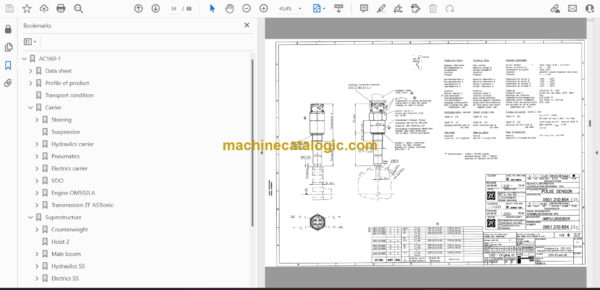 Terex AC160-1 160t Lifting Capacity Crane Training Manual - Image 2