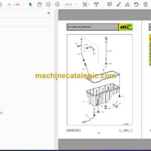 Bell B50D 6X6 SS ADT G2 Articulated Dump Truck Parts Manual (872140)