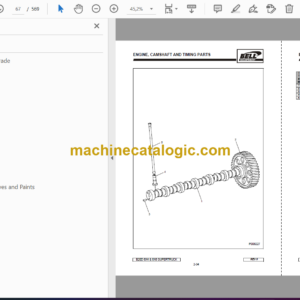 Bell B20D 6X6 & 6X4 ADT Supertruck Parts Manual (872124 FROM VIN. AEB1348104R001524, 872097)