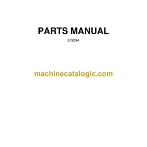 Bell B25D 6X6 ADT Narrow Articulated Dump Truck Parts Manual (872094 - July 2003)