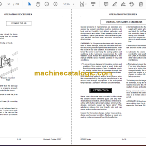 Terex RT600 Crane Operator’s Manual