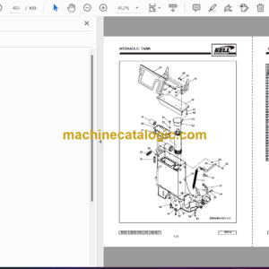 Bell B30D 6X6 LOW CAB ADT, B25D 6X6 LOW CAB ADT Articulated Dump Truck Parts Manual (872123)