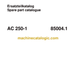 Terex AC250-1 Crane Parts Manual (85004)