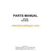 Bell B18D 6X6 & 6X4 ADT Articulated Dump Truck Parts Manual (872128)