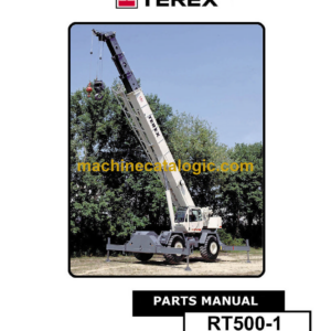 Terex RT500-1 Crane Parts Manual (12261-269)