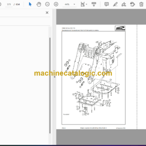 Bell L1204D Wheel Loader Parts Manual (874084)