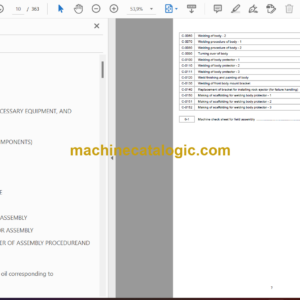 Komatsu HD785-8E0 Dump Truck Field Assembly Instruction (GEN00209-05)