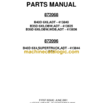 Bell B40D 6X6 ADT, B35D 6X6 OBW ADT, B35D 6X6 OBW WDB ADT Articulated Dump Truck Parts Manual (872068, 872096) (413840, 413835, 413836)