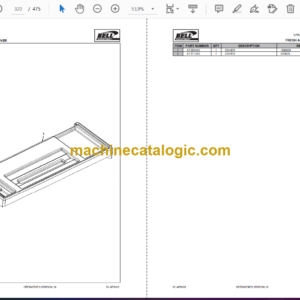 Bell L1806D Wheeled Loader Parts Manual (873030)