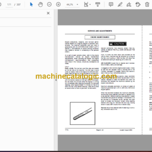 Terex T775 Crane Operator’s Manual