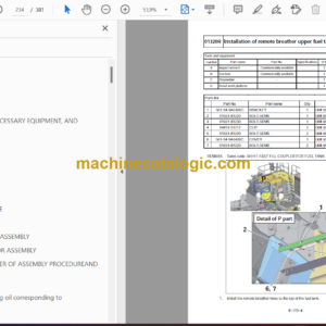 Komatsu HD785-8R Dump Truck Field Assembly Instruction (GEN00213-05)