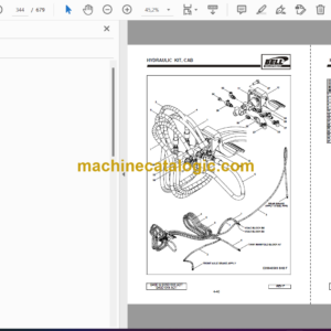 Bell B40D 6X6 ADT, B35D 6X6 OBW ADT, B35D 6X6 OBW WDB ADT Articulated Dump Truck Parts Manual (872068, 872096) (413840, 413835, 413836)