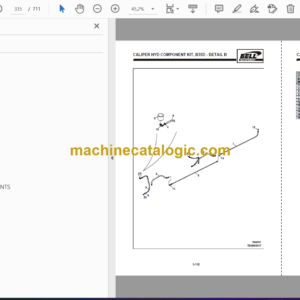 Bell AH400 Extended Chassis Articulated Dump Truck Parts Manual (872181)