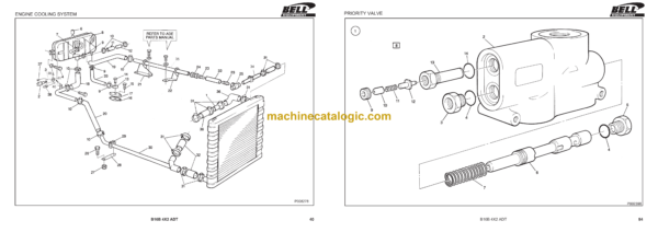 Bell B16B 4x2 Articulated Dump Truck Parts Manual (872014-01 and June 2001) - Image 3