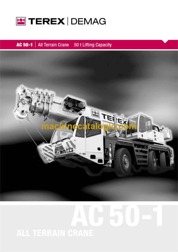 Terex AC50-1 Crane 50t Lifting Capacity Training Manual