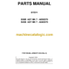 Bell B50D, B45D ADT MK 7 Articulated Dump Truck Parts Manual (872311) (A850D70, A845D70)