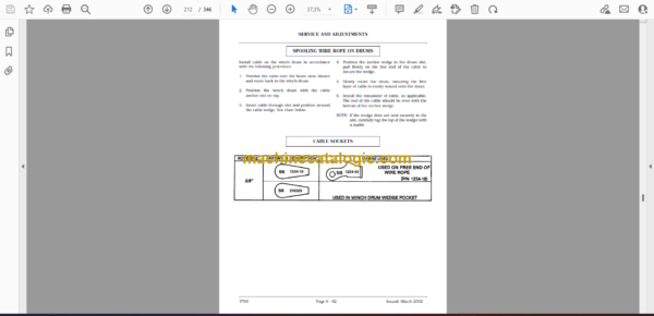 Terex T790 Crane Operator's Manual - Image 2