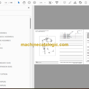 Yanmar S220R Skid Steer Loader Parts Catalog (0CS10-M56700EN)