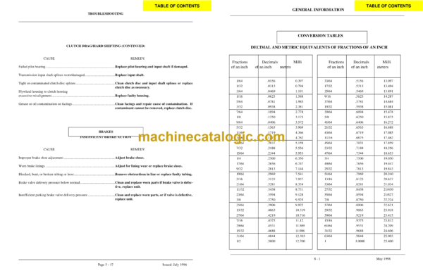 Terex T200 Series Crane Operator and Maintenance Manual (12261-196) - Image 4