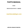 Bell B50D 6X6 SS ADT MK VI Articulated Dump Truck Parts Manual (872241 - May 2009) (A850D60)