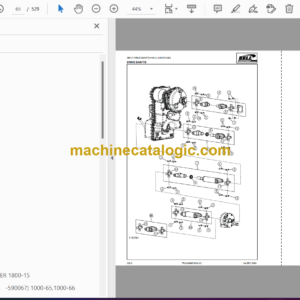 Bell L2106D Wheeled Loader Parts Manual (874075)