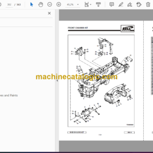 Bell B18D 6×6 & 6×4 ADT Articulated Dump Truck Parts Manual (872128, 872128.03)