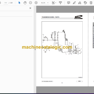 Bell B25L 4X4 MKII, 906, 210, SAHR, B30L 4X4 MKII, 906, 210, SAHR Articulated Dump Truck Parts Manual (872119)