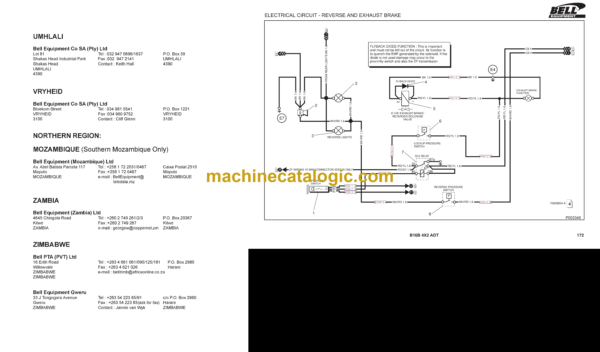 Bell B16B 4x2 Articulated Dump Truck Parts Manual (872014-01 and June 2001) - Image 4