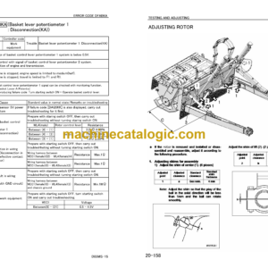 Komatsu D85MS-15 Dump Truck Shop Manual (SEN04305-02)