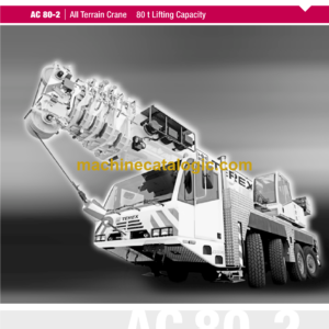 Terex AC80-2 Crane 80t Lifting Capacity Training Manual