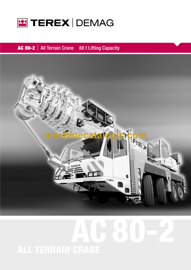 Terex AC80-2 Crane 80t Lifting Capacity Training Manual
